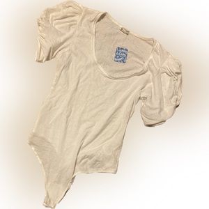 Free People Bodysuit Medium White